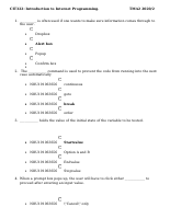 CIT322 TMA 2.docx